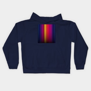 Colourful stripes pattern Kids Hoodie